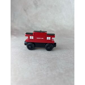 Vintage Thomas the Train Sodor Line Caboose Wooden Railway Vintage 2000 Red
